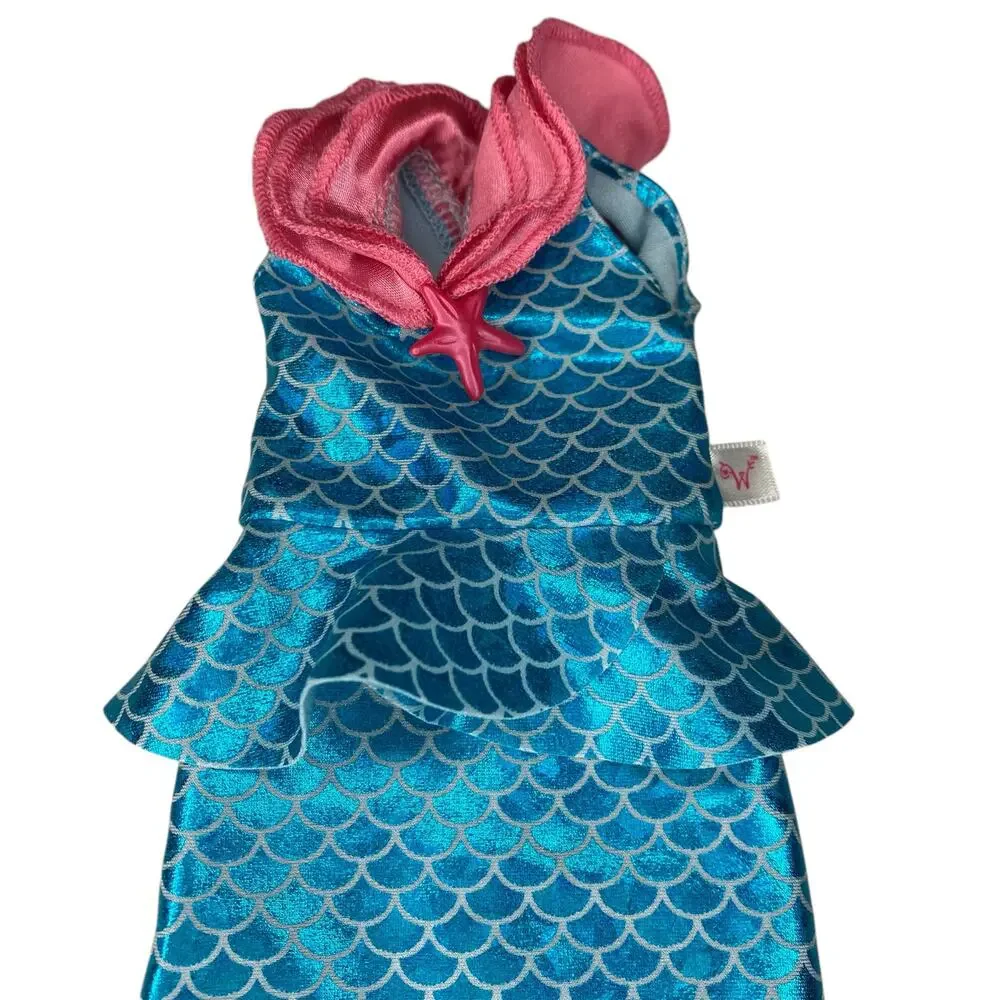 American Girl WellieWishers Marvelous Mermaid Outfit Dress ONLY